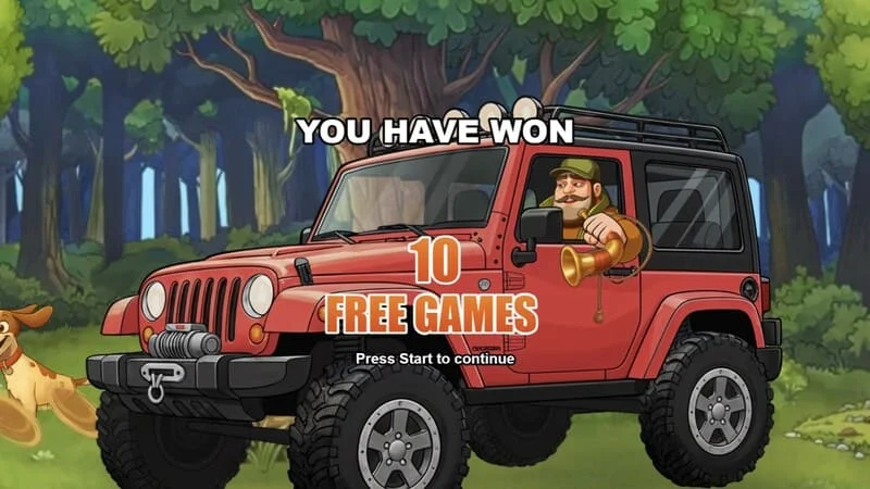 Hunt the Bucks – Free Games indítása Booster panellel és Hunter-Wilddal